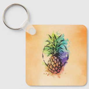 Pineapple Keychain