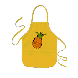 pineapple kids' apron