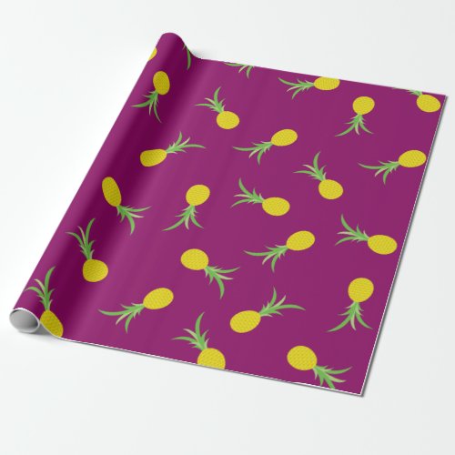 Pineapple Kids Birthday Party Wrapping Paper