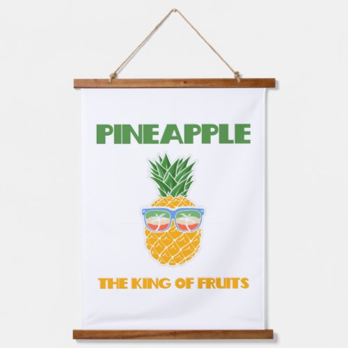 Pineapple King of Fruits Hanging Tapestry