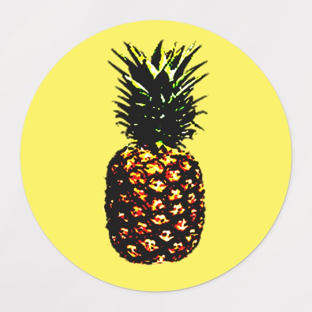 Pineapple Labels (Design 3)