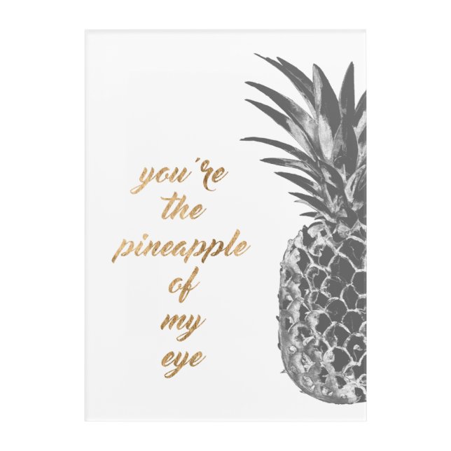 Pineapple Life II Acrylic Print (Front)