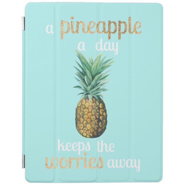 Pineapple Life Quote iPad Smart Cover (Front)