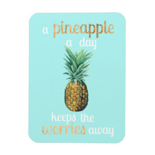 Pineapple Life Quote Magnet