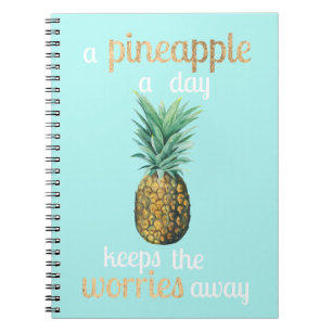 Pineapple Life Quote Notebook