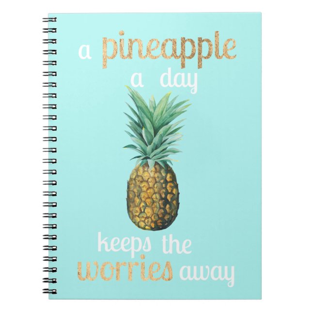 Pineapple Life Quote Notebook (Front)