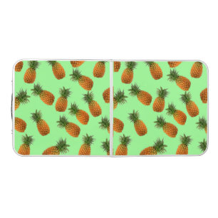 Pineapple light green background ping pong table
