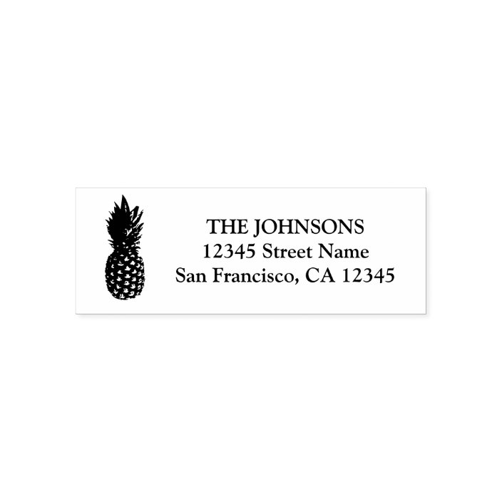 Pinele Logo Self Inking Return Address Stamps Zazzle Pinele Logo Self Inking Return