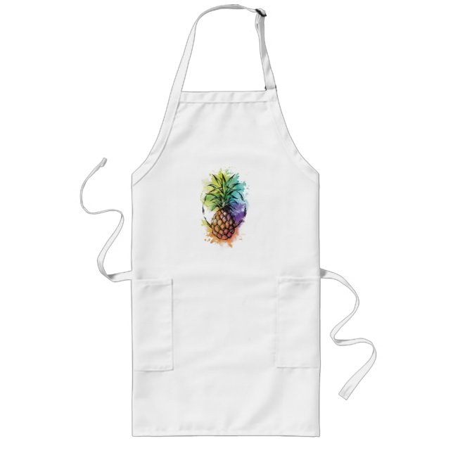 Pineapple Long Apron (Front)