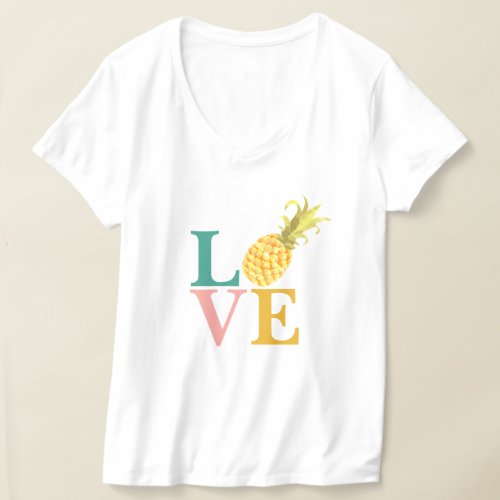 Pineapple Love Womens T_Shirt