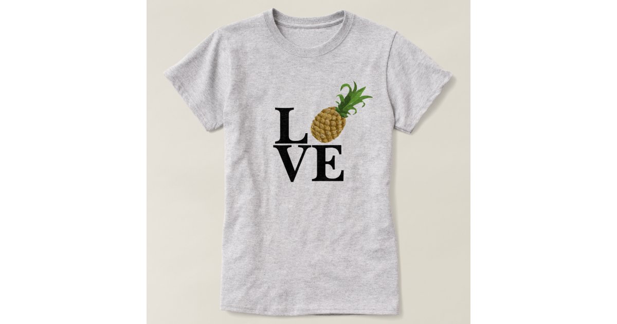 Pineapple Love Women's TShirt Zazzle