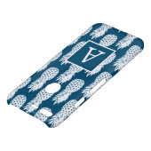 Pineapple lover custom monogram ananas pattern  un uncommon google pixel case (Top)