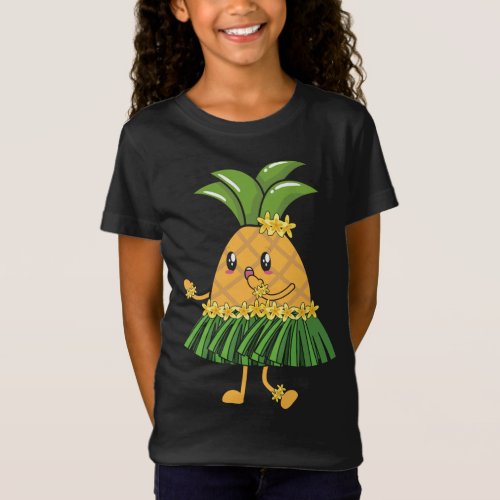 Pineapple Lover Hello Summer Vacation Tropical Fru T_Shirt