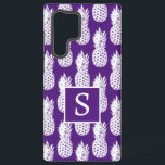 Pineapple lover pattern purple samsung galaxy s22 ultra case<br><div class="desc">Pineapple lover pattern purple Samsung Galaxy S22 Ultra Case. Cool android phone cover.</div>