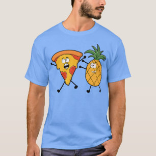 Pineapple Loves Pizza Hawaiian Funny T-Shirt