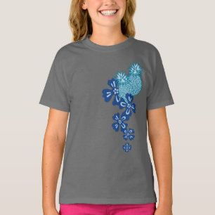 Pineapple Luau Girl's T-Shirts