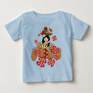 Pineapple Luau Toddlers & Infants T-Shirts