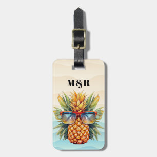 Pineapple Luggage Tags