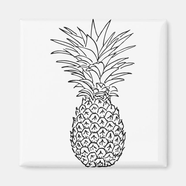 pineapple magnet (Front)