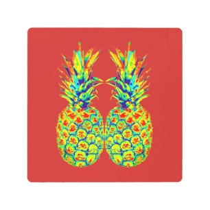 Pineapple Metal Print