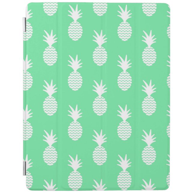 Pineapple Mint Pattern iPad Smart Cover (Front)