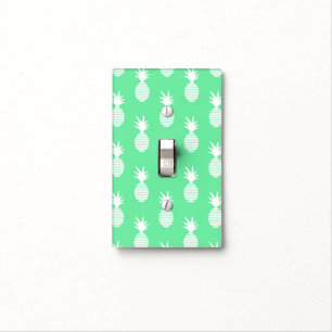 Pineapple Mint Pattern Light Switch Cover