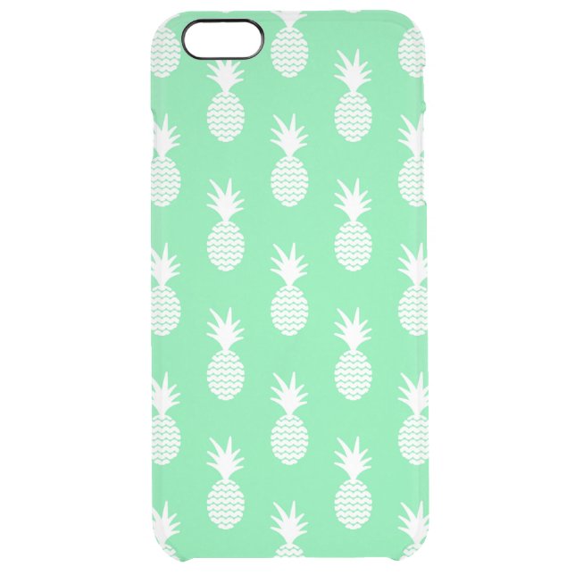 Pineapple Mint Pattern Uncommon iPhone Case (Back)