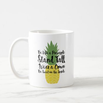 Pineapple Mug by BrynjaDesigns at Zazzle