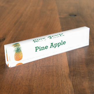 Pineapple Nameplate