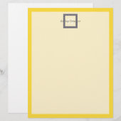 Pineapple, Navy Blue Greek Key #1 Framed Monogram (Front/Back)