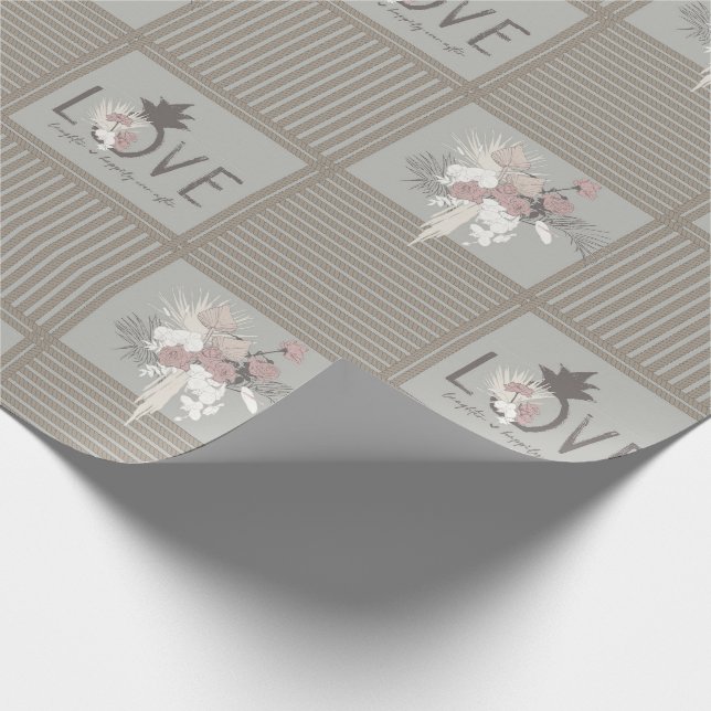 Pineapple of His Eye, Tropical Romance Gift Wrap (Corner)
