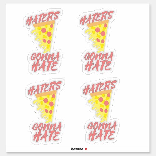 Pineapple on Pizza Epic Snarky Slogan Stickers