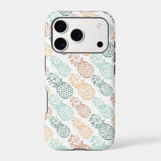 Pineapple Orange Green Colors iPhone 17 Pro Case