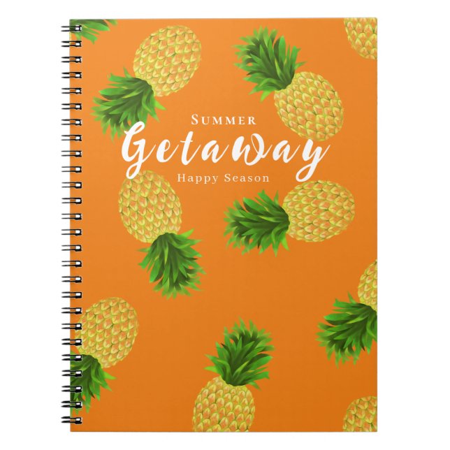 Pineapple Orange Notebook (Front)
