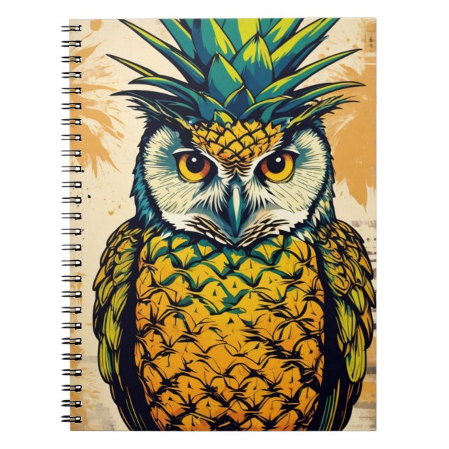 Pineapple Owl | Notebook Journal (Front)