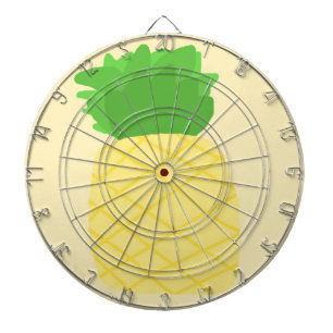 pineapple painting art dart board