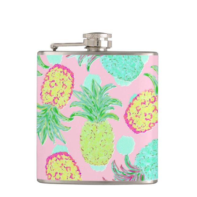 Pineapple Pandemonium Tropical Spring Flask (Front)