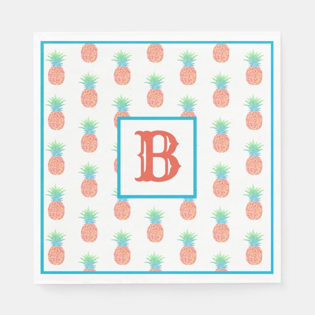 Pineapple Paper Napkin (Front)