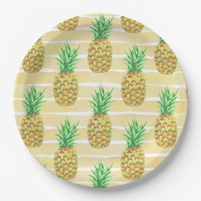 Pineapple Paper Plates (Front)