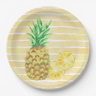 Pineapple Paper Plates