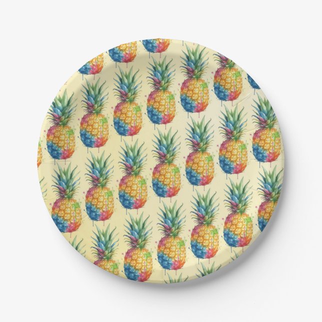 Pineapple Paper Plates (Front)