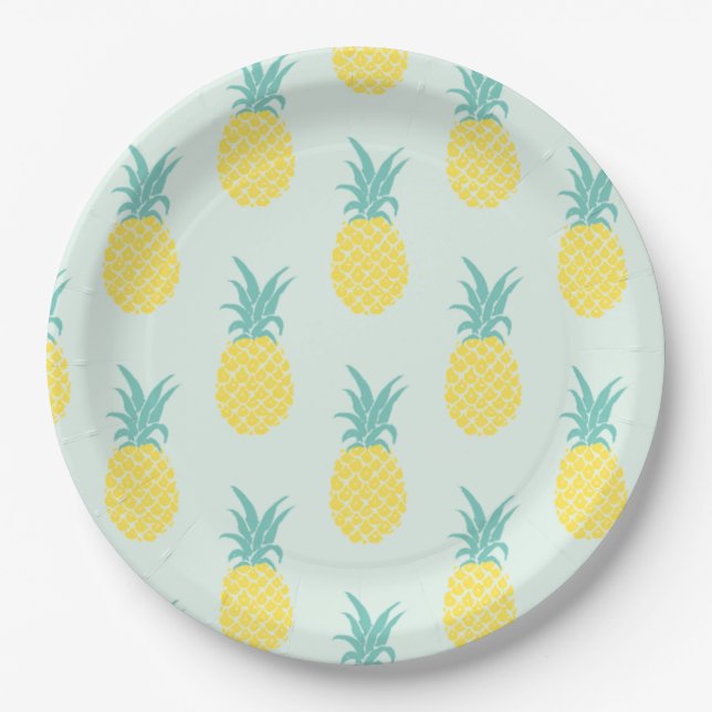 Pineapple Paper Plates (Front)
