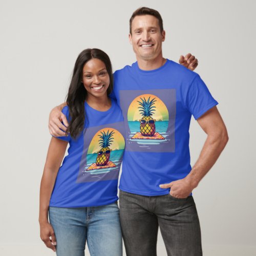  Pineapple Paradise Have Fun Tropical Design T_Shirt