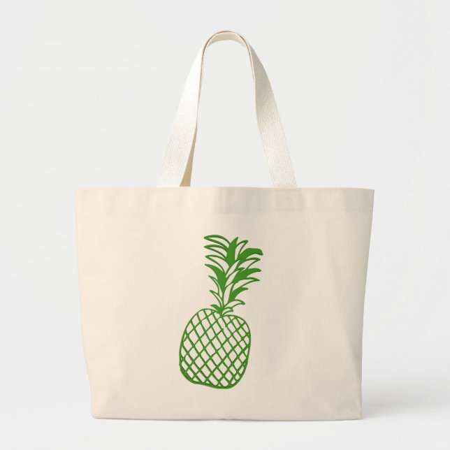 Pineapple Paradise Jumbo Tote (Front)