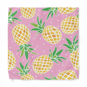 Pineapple Paradise: Tropical Pattern Bandana