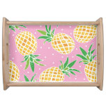 Pineapple Paradise: Tropical Pattern Serving Tray