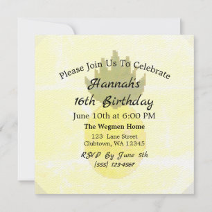 Pineapple Party Invitation
