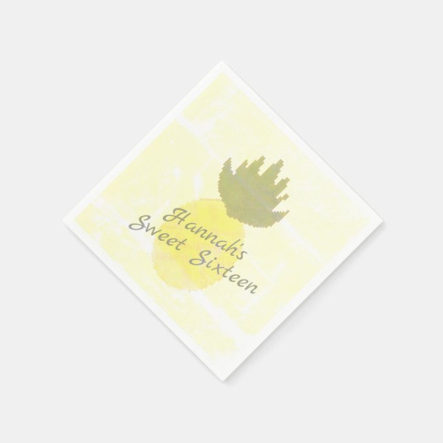 Pineapple Party Napkins (Corner)