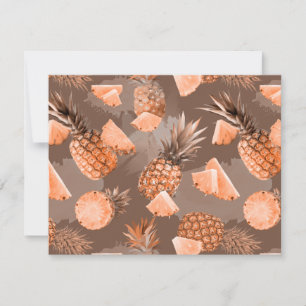 Pineapple Pattern 4 Note Card