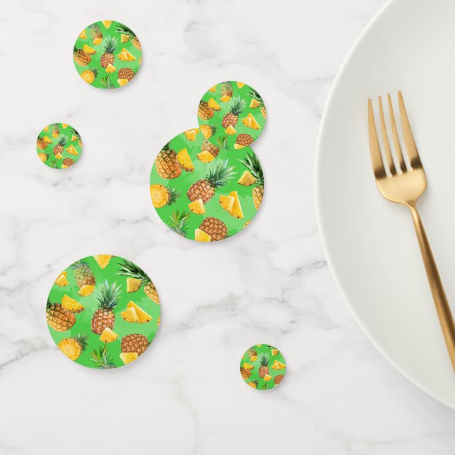 Pineapple Pattern 6 Confetti (Group)
